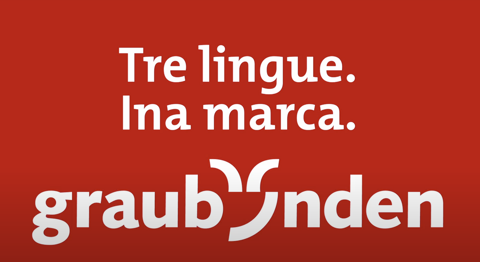 Tre lingue. Ina marca.